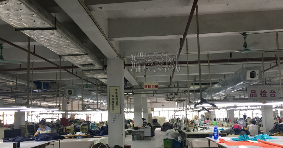 服裝、制衣、皮革廠降溫方案